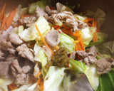豚肉とキャベツの柚子こしょう炒め作り方4写真