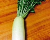 大根＆水菜の梅マヨ和え作り方1写真