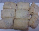 鶏ミンチと糸コンの袋煮作り方3写真