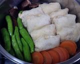 鶏ミンチと糸コンの袋煮作り方4写真