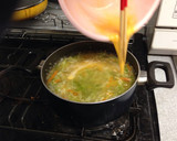 時短♪千切り野菜のたまごスープ作り方4写真