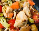 鶏むね肉と野菜のケチャップ炒め作り方3写真