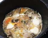 絶賛簡単豚肉豆腐&きのこすき焼き風鍋作り方6写真
