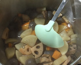 圧力鍋☆蓮根大根のやさしい煮物作り方5写真