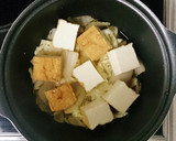 生姜風味＊白菜と厚揚げの卵とじ作り方4写真