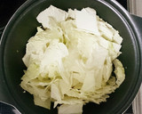 生姜風味＊白菜と厚揚げの卵とじ作り方5写真