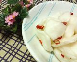 カブのサラダ風☆ピリピリ浅漬け♪作り方3写真