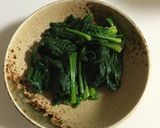 弁当にも☆大好きほうれん草☆簡単作り方1写真