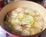 野菜スープinカキフライ！？作り方5写真