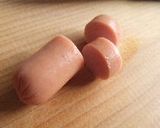 サンタクロースウインナー☆キャラ弁おかず作り方2写真