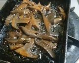 ムラサキシメジのウスターソース炒め作り方5写真