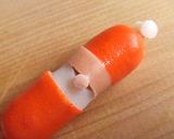 サンタクロースウインナー☆キャラ弁おかず作り方10写真