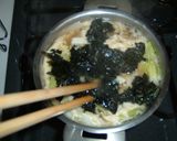 豆腐と卵の海苔スープ作り方3写真