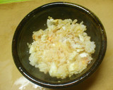目玉焼きの卵かけごはん作り方5写真