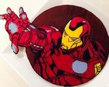 アイアンマン☆チョコプレート作り方1写真