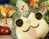 キャラ弁＊妖怪ウォッチ＊とげにゃん作り方6写真