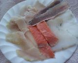 新鮮鮮魚のミルフィーユ仕立てカツ作り方1写真