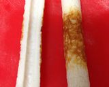 お弁当おかずの隙間に竹輪巻き作り方1写真