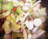 里芋と白菜のクリーム煮作り方3写真