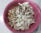 鶏肉とキノコのチーズクリーム作り方2写真