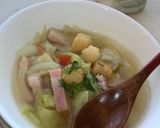 茹でキャベツを活用！寒い日のスープ作り方5写真