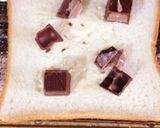 生クリームチョコレート トースト~作り方3写真