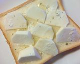 ガーリック風味✯蕪の塩昆布チーズトースト作り方2写真