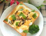 ガーリック風味✯蕪の塩昆布チーズトースト作り方4写真