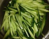 イカ明太と胡瓜のサラダパスタ作り方2写真