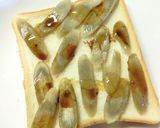胡麻香る❀ごぼうの蜂蜜醤油トースト作り方3写真