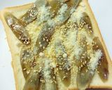 胡麻香る❀ごぼうの蜂蜜醤油トースト作り方5写真