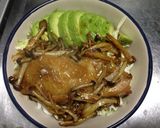 甘辛まろやかチキンとアボカドのマヨ照り丼作り方7写真