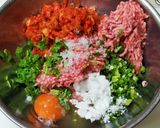 ヘルシーゆでワンタン　キムチ入り作り方1写真