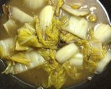 干し貝柱・白菜・ボルチーニの煮込み作り方4写真
