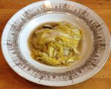 干し貝柱・白菜・ボルチーニの煮込み作り方5写真