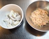＊里芋とツナの柚子味噌ココットカマン＊作り方1写真