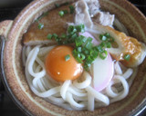 もやしでかさまし鍋焼きうどん作り方5写真