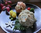 ぽっちゃりコロンっ。✼ひつじ✼おにぎり作り方13写真