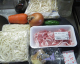 時短・簡単・手抜き和風炒めうどん作り方1写真