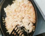 バターライスでとんかつソースオムライス作り方2写真