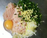 海老と大葉入り♡あっさり揚げ餃子作り方3写真