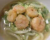 あったか小エビ天うどん！作り方7写真