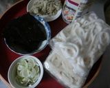 とろろ昆布のあったかうどん作り方1写真