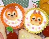 ツムツム♡チップ&デール目玉焼き作り方8写真