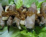 豚肉のスタミナ巻き作り方3写真