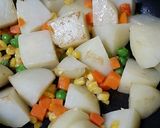 ☆じゃがマヨおこのみソース照り炒め☆作り方4写真