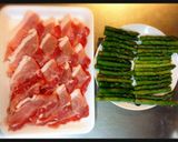 簡単美味しい＊2種類のアスパラ豚肉巻き作り方1写真