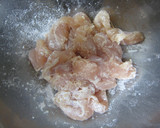 大葉たっぷり鶏ささみの天ぷら梅肉のたれで作り方5写真