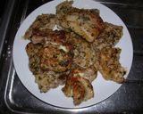 ハーブ豚丼 in チーズ作り方6写真