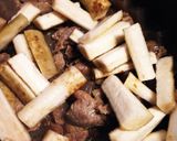 牛すじと蒟蒻のどて煮〜ゴボウ入り〜作り方5写真